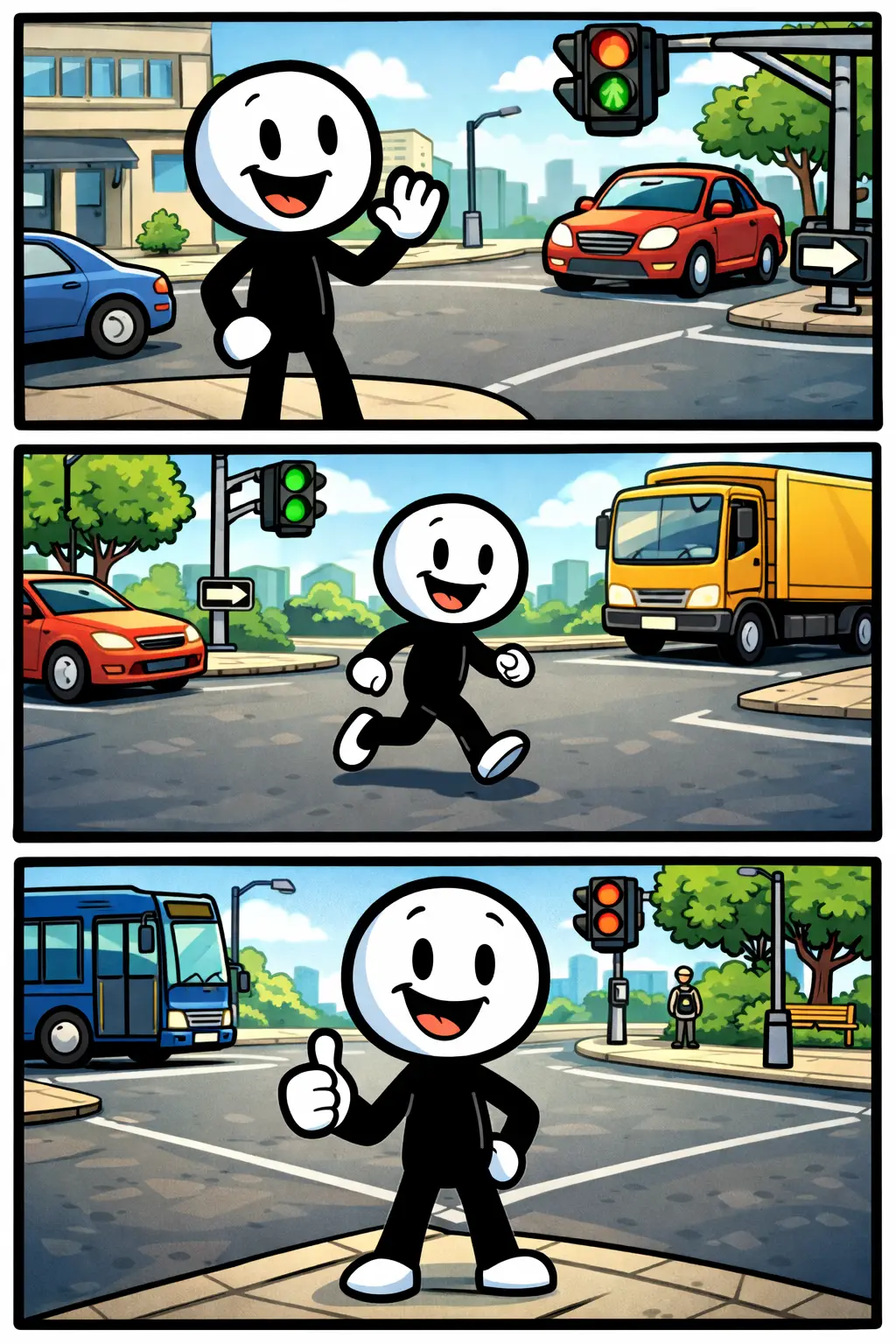 Kruispunt met wegen die elkaar kruisen en een duidelijke splitsing voor verkeer.