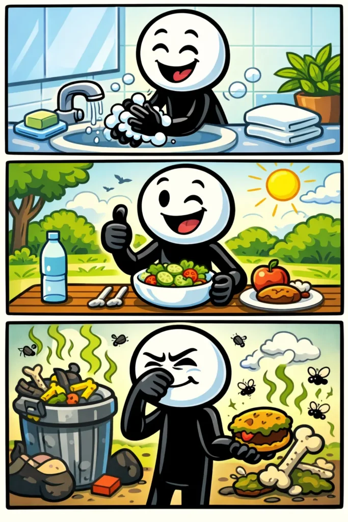 Afbeelding van het Toonword “Rein en onrein” met een visueel contrast tussen zuiver en onzuiver in kleurrijke Toonwords-stijl.